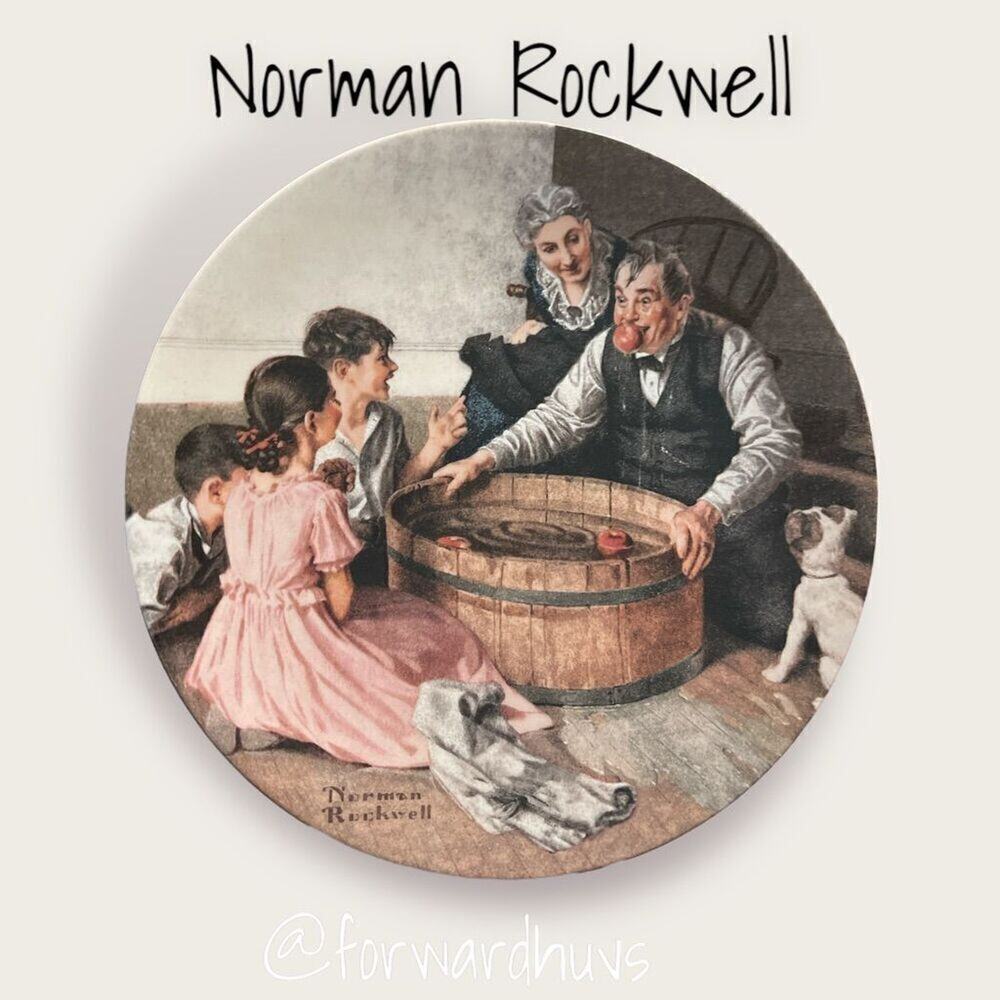 Norman Rockwell Heritage Collection Limited Edition Plate “The Halloween Frolic